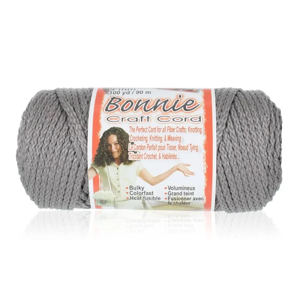 Bonnie 6mm Crafting Cord - Great for Macrame and Other Crafts - 100 yard Spools