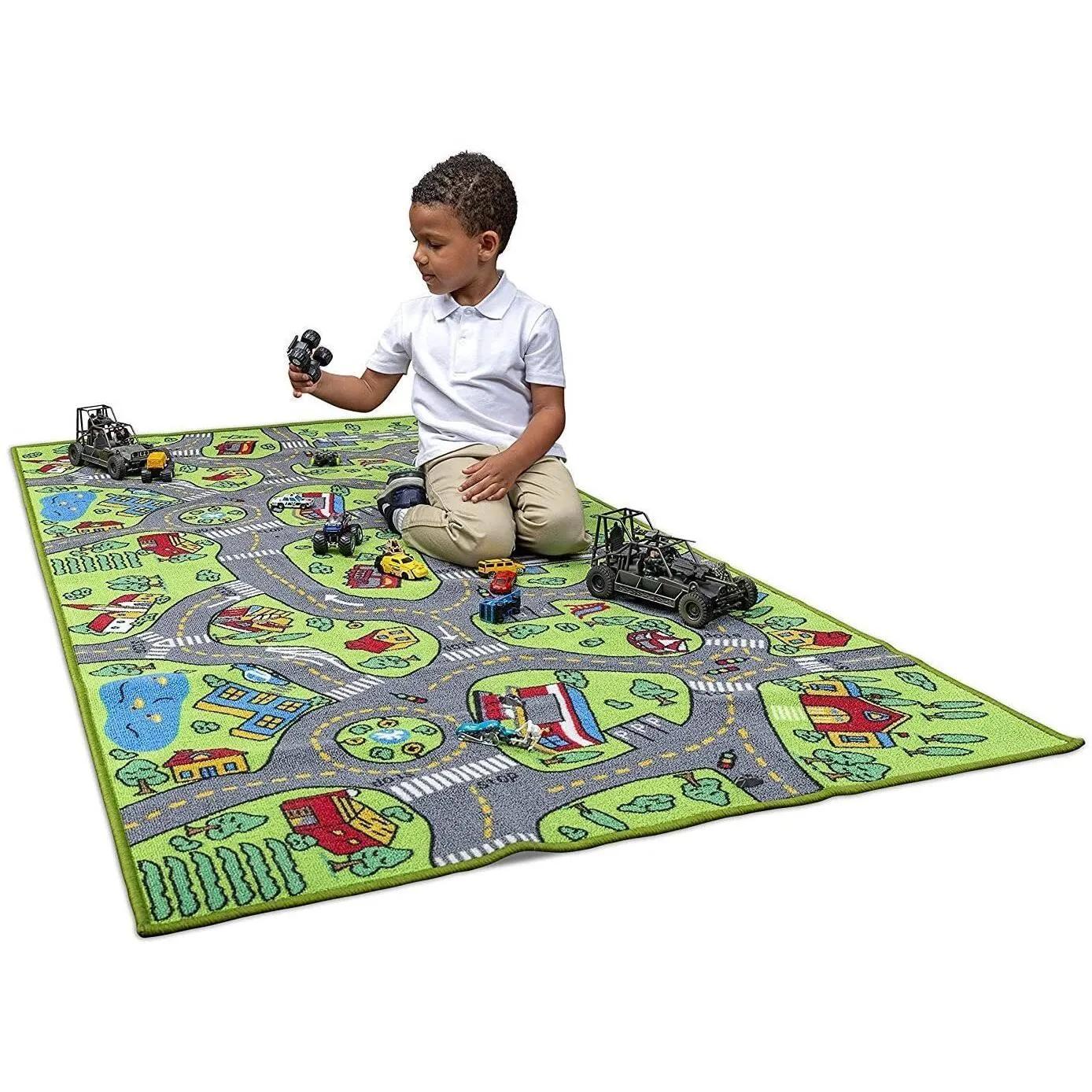 Kids Carpet Playmat City Life Extra Large Learn Have Fun Safe Children's ...