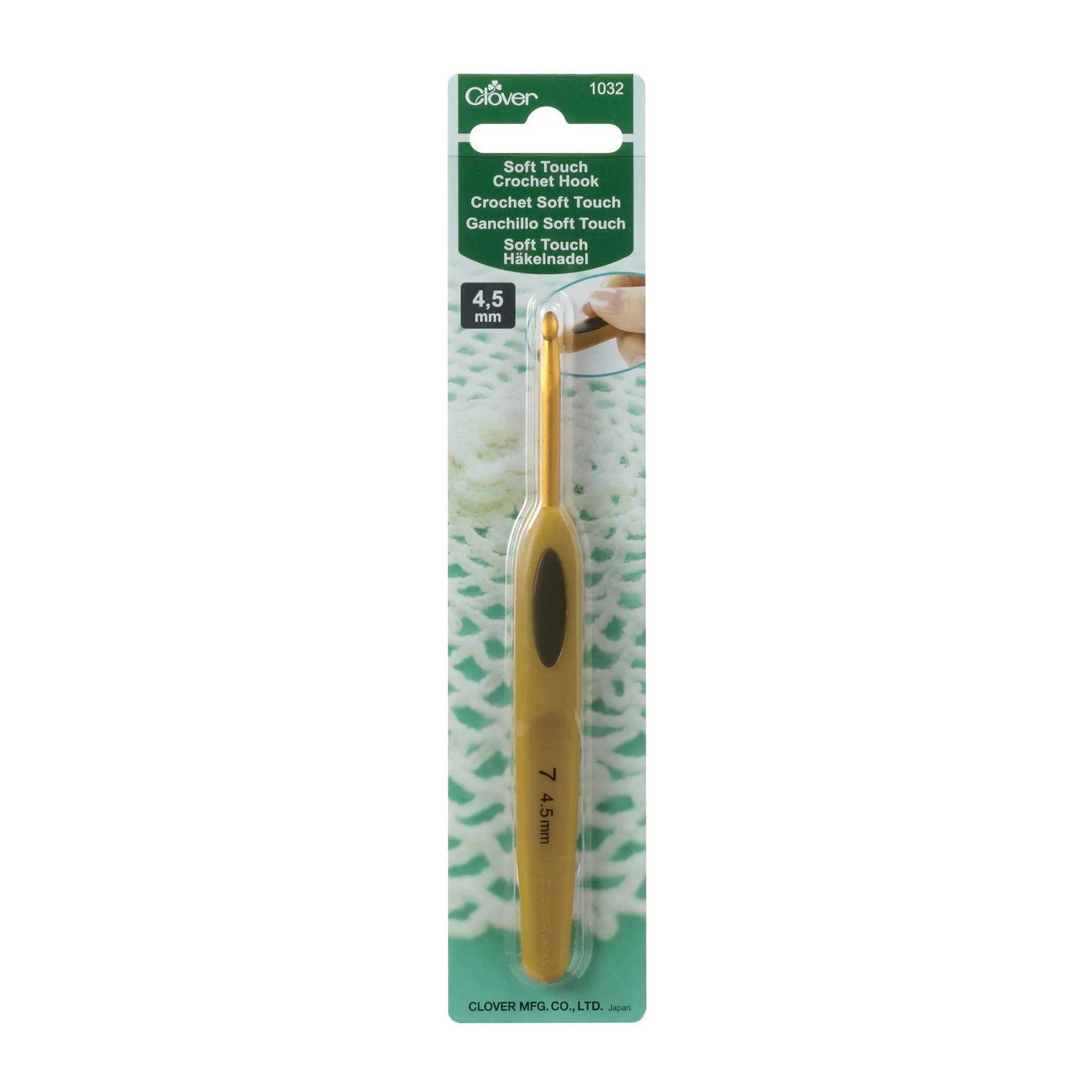 Clover Soft Touch Crochet Hook, Size 7 4.5mm