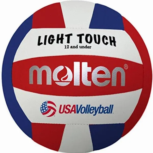 Molten MS240 Light Touch Volleyball - Red/White/Blue