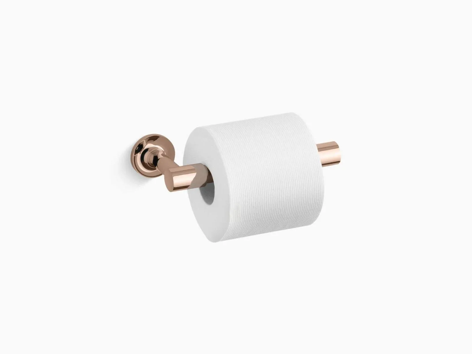 Kohler K-14377-BGD Purist Wall Mount Pivoting Toilet Paper Holder Brushed Gold