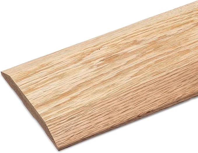 5" Wide x 5/8" High Oak Threshold Pre-Drilled w/Nails Included (4 FT Long)