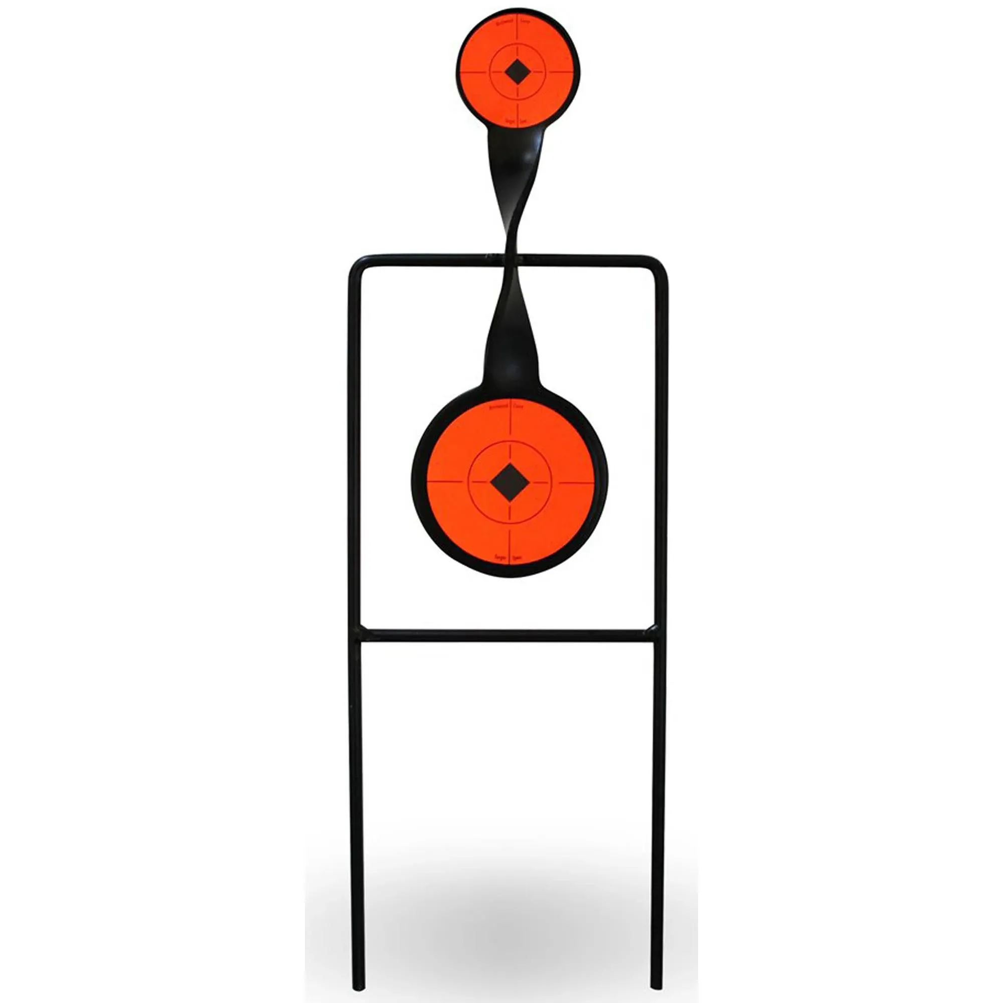 BIRCHWOOD CASEY World of Targets Easy-to-Use Durable Steel Spinner Target with High Visibility Target Spots for Maintenance-Free Rifle/Handgun Shooting