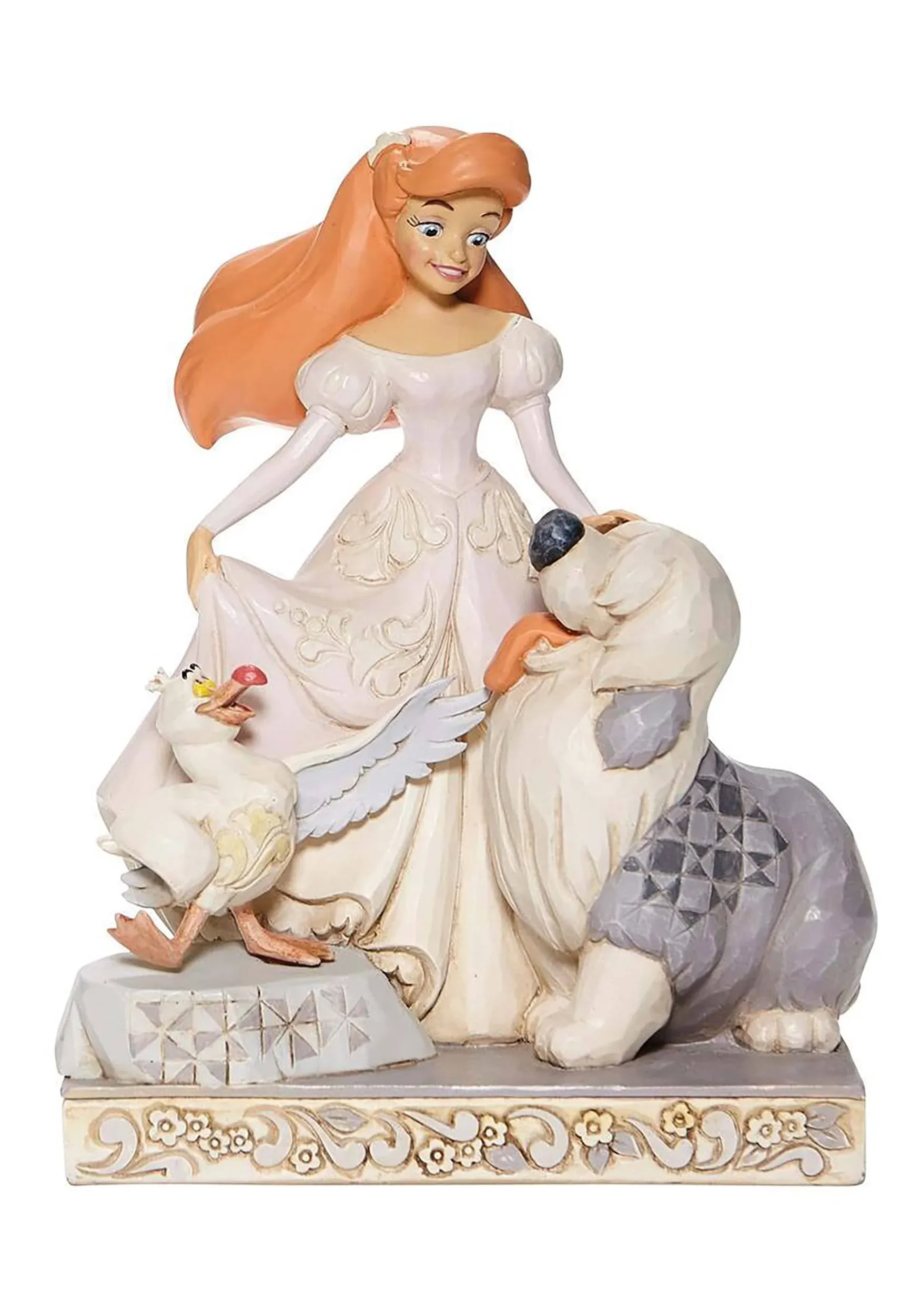 Disney Traditions Little Mermaid White Woodland Ariel Spirited Siren by Jim Shore Statue