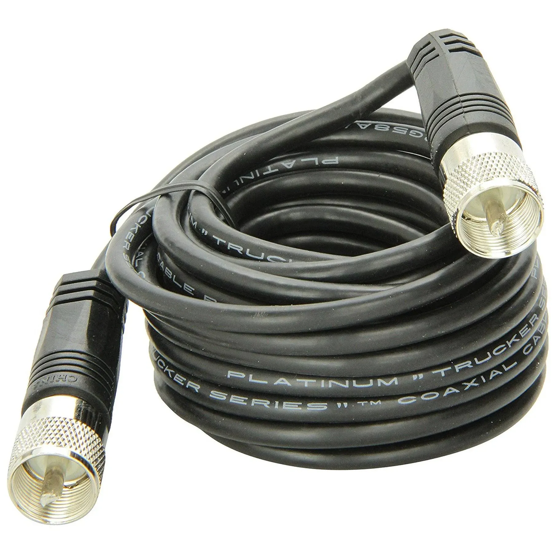 18' RG-58A/U Coaxial Cable With Pl-259 Connectors