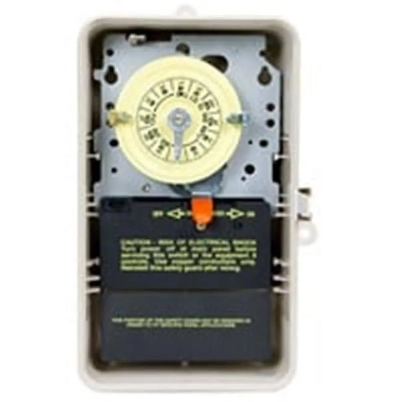 Intermatic T104R 208-277-Volt DPST 24 Hour Mechanical Time Switch with Outdoor Case