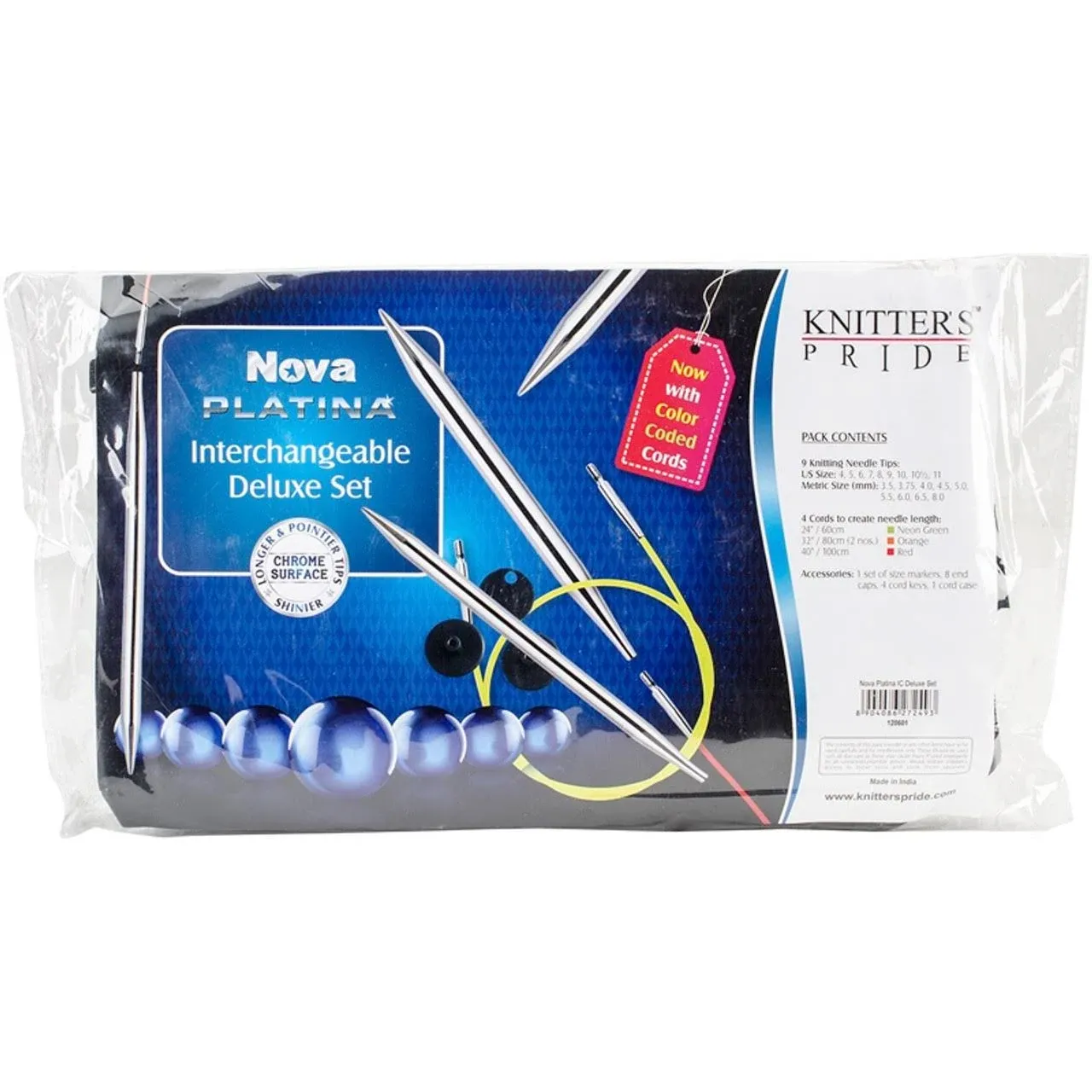 Knitters Pride KP120601 Nova Platina Deluxe Interchangeabl<wbr/>e Needles Set