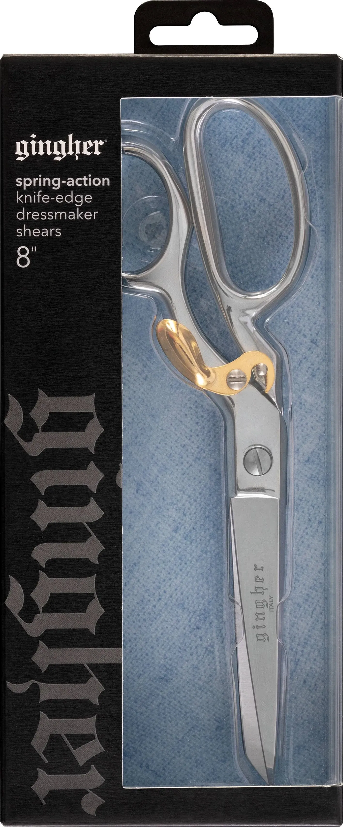 Gingher 8&#034; Spring Action Knife-Edge Dressmaker Shears