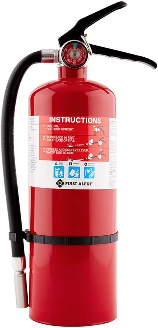 1st Alert Rechargeable Home Office Fire Extinguisher With 10 Year Warranty