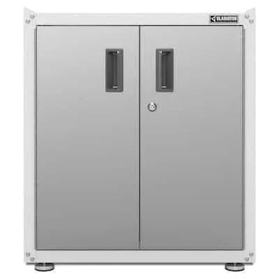 Gladiator Ready-to-Assemble Steel Freestanding Garage Cabinet in Gray Slate (28 in. W x 31 in. H x 18 in. D) GAGB28FVEW