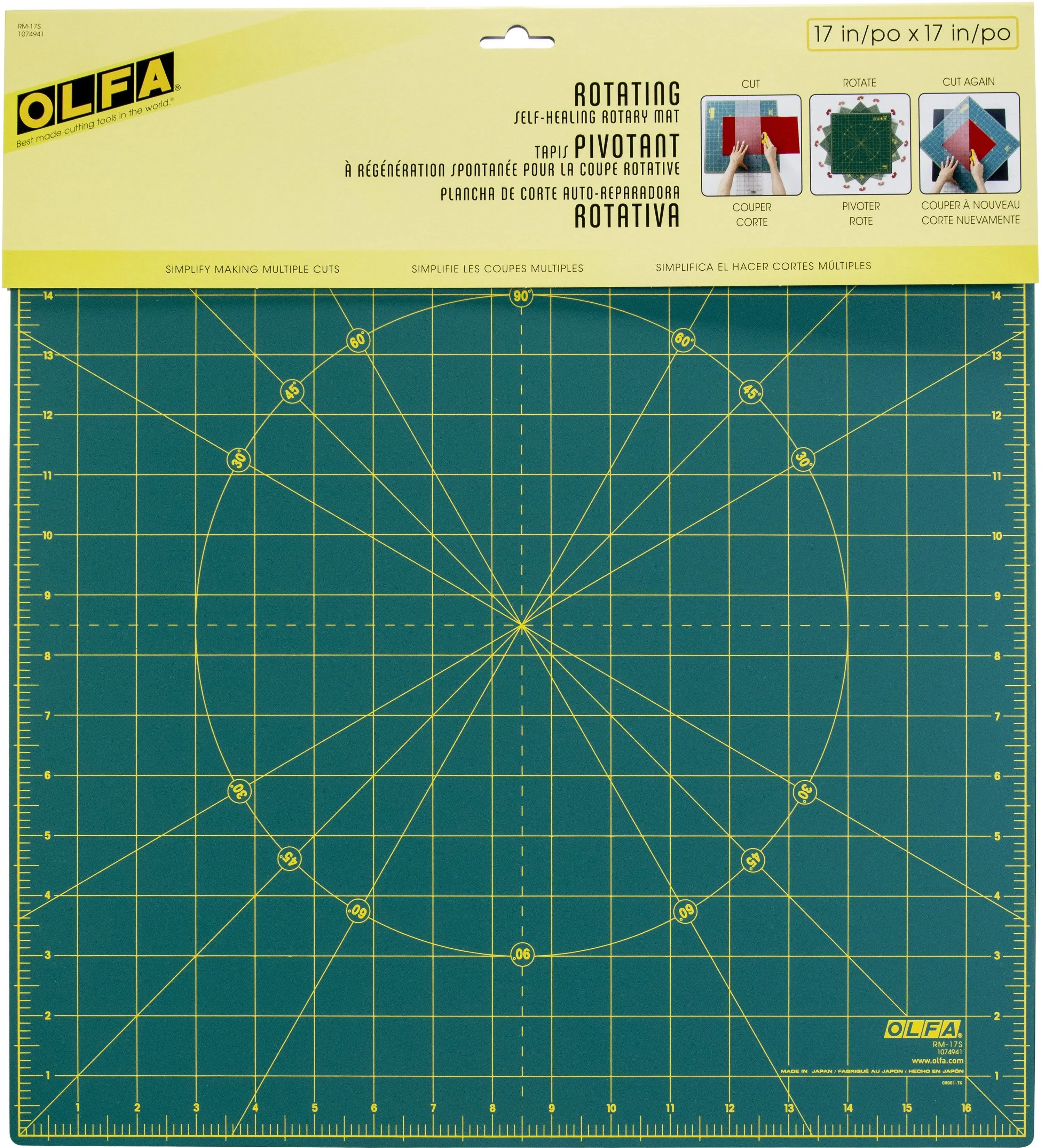 Olfa 17" Square Rotating Mat