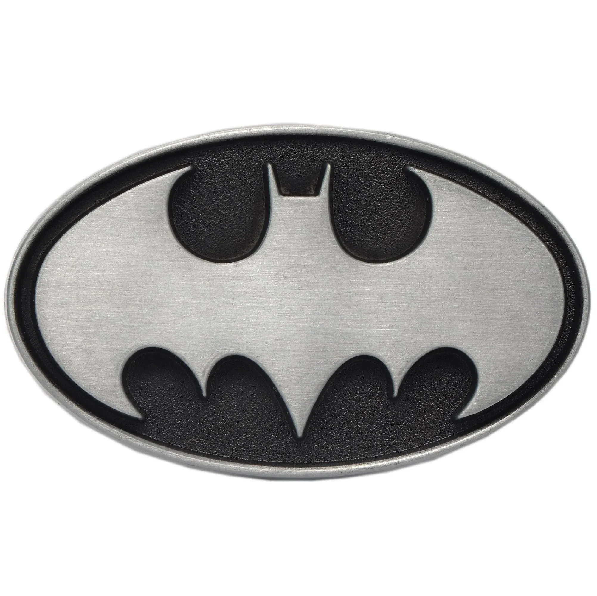 Open Road Brands DC Comics Batman Logo Embossed Metal Dresser Knob - Batman Drawer Knob for Bedroom or Man Cave