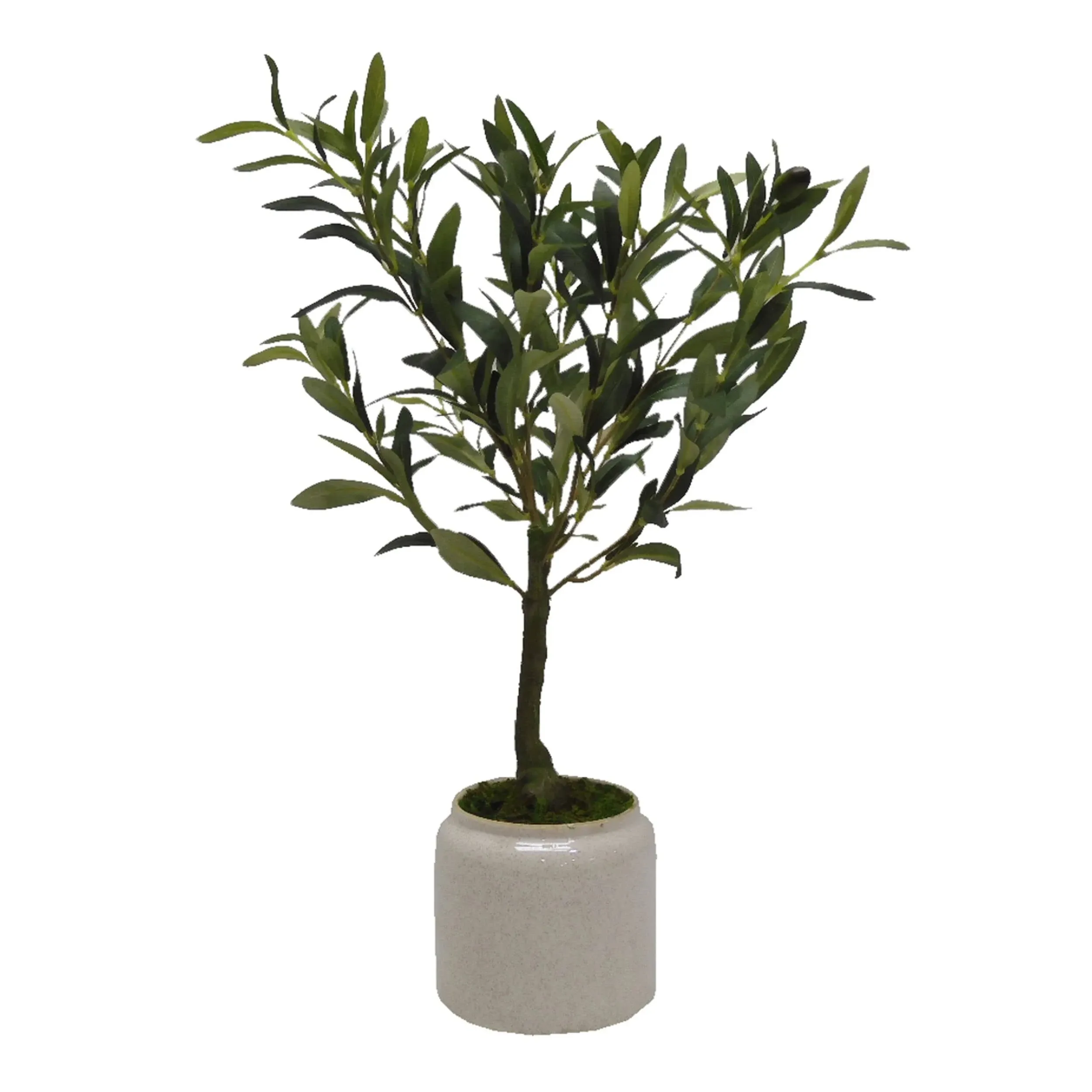  Olive Tree in Aged Teracotta Pot for Bathroom Farmhouse Faux Greenery White