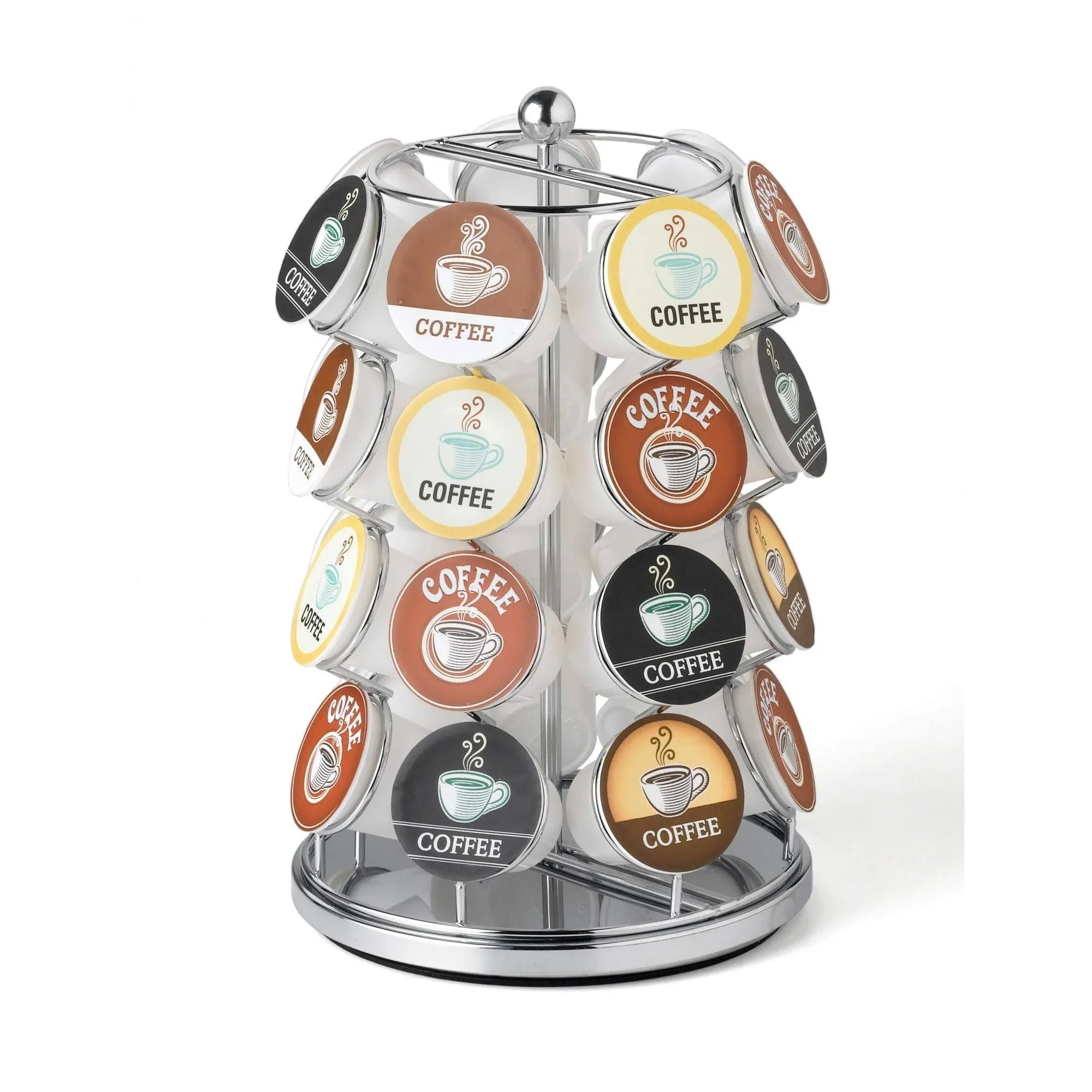 Nifty 5728 K-Cup Carousel - 28 Capacity - Chrome