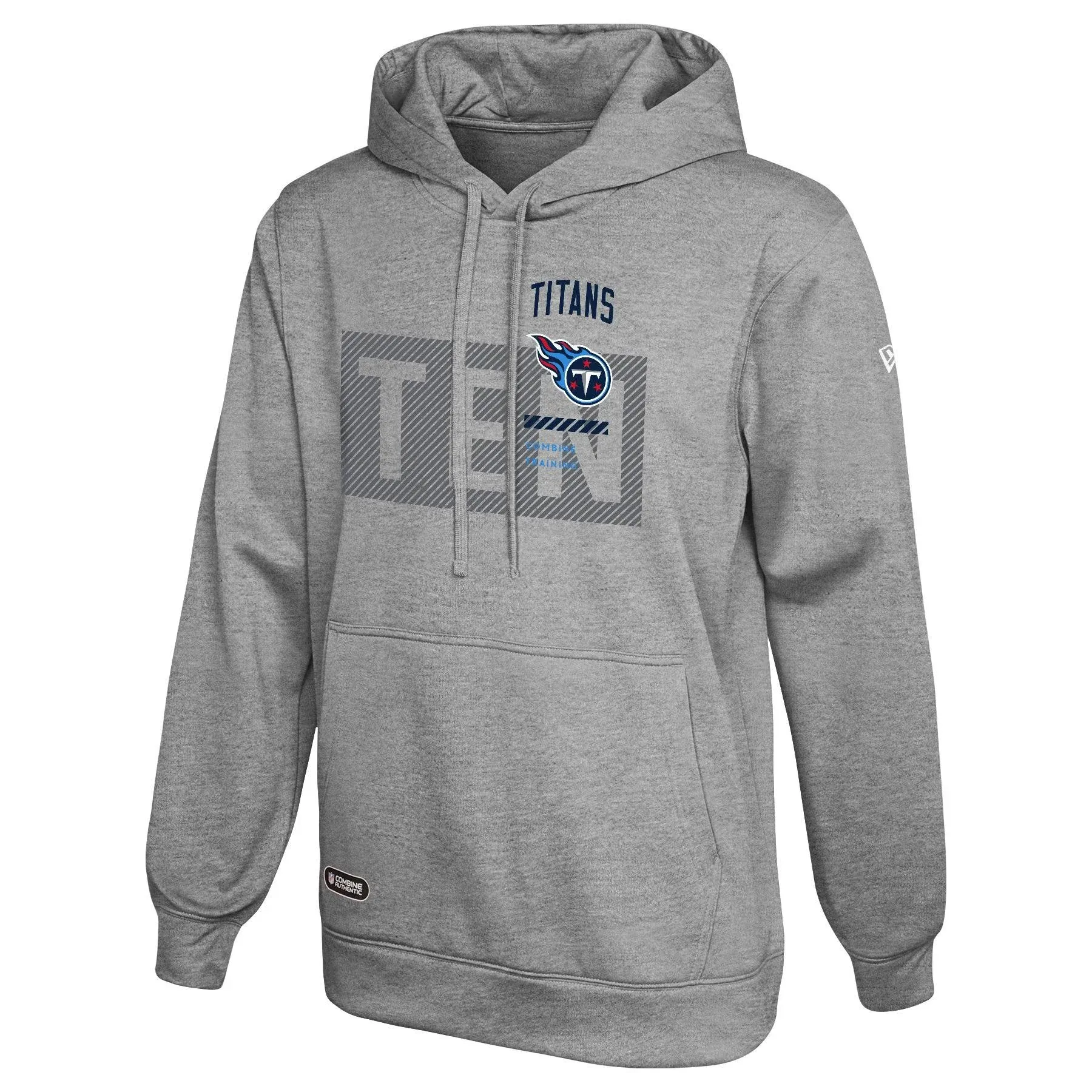 Tennessee Titans NFL Hoodie Gray New Era Combine Training Authentic Womens Sz S