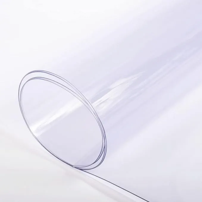 Farm Plastic Supply - Clear Vinyl Sheeting - 15 Mil - (4'6" x 15') - Vinyl Plastic Sheeting, Clear Vinyl Sheet for Storm Windows, Covering, Protection, Tablecloth Protector