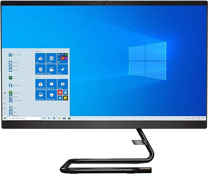 Lenovo IdeaCentre AIO 3, 24" All-in-One Computer, AMD Ryzen 5 4500u Mobile Processor, 16GB Ddr4, 512GB Ssd, DVD RW Drive, Windows 10