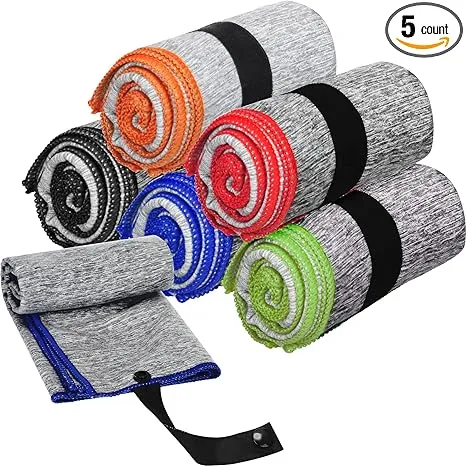 Chumia Microfiber Gym Towel Bulk Quick Dry Absorbent Fiber Workout Towels 30 x 15.7 Inch Fast Drying Towel for Men Women Sweat Fitness Yoga Travel Sports Towels