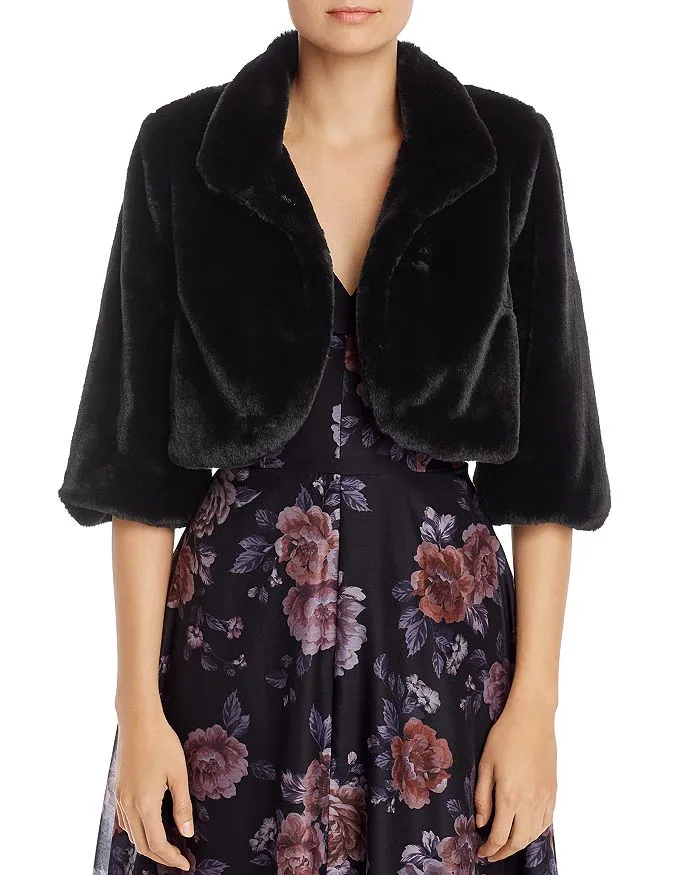 Laundry by Shelli Segal Women's Faux Fur Shrug