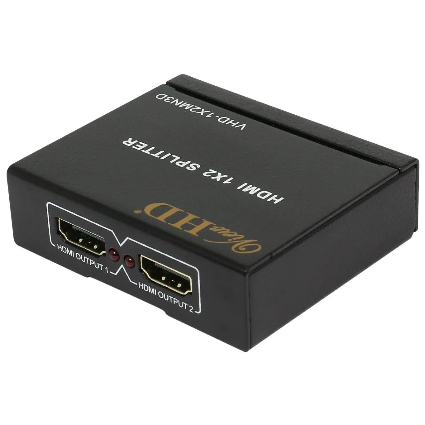 ViewHD 2 Port 1x2 Powered HDMI Mini Splitter for 1080p & 3D Model: VHD-1X2MN3D