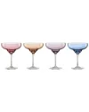 Shop Oneida Set Of 4 True Colors Margarita Glasses