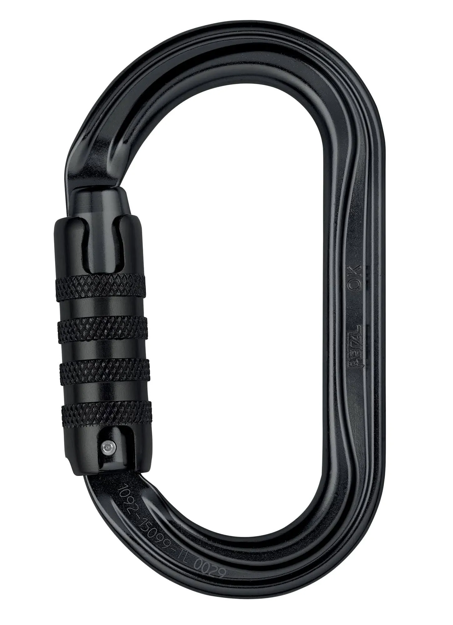 Petzl Ok Carabiner Black Screw-Lock