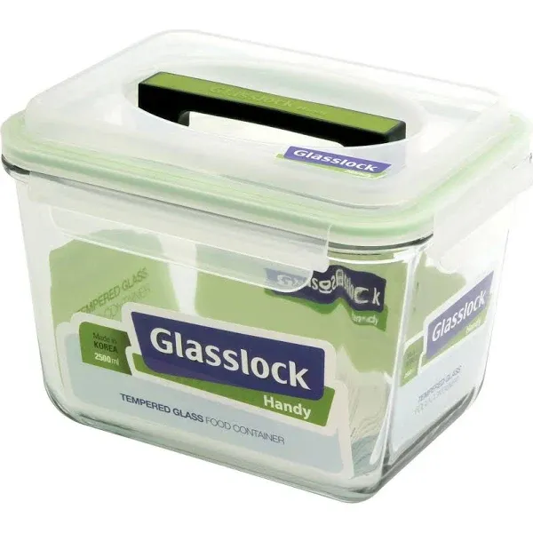 Glasslock 10.5-Cup Rectangle Handy Container