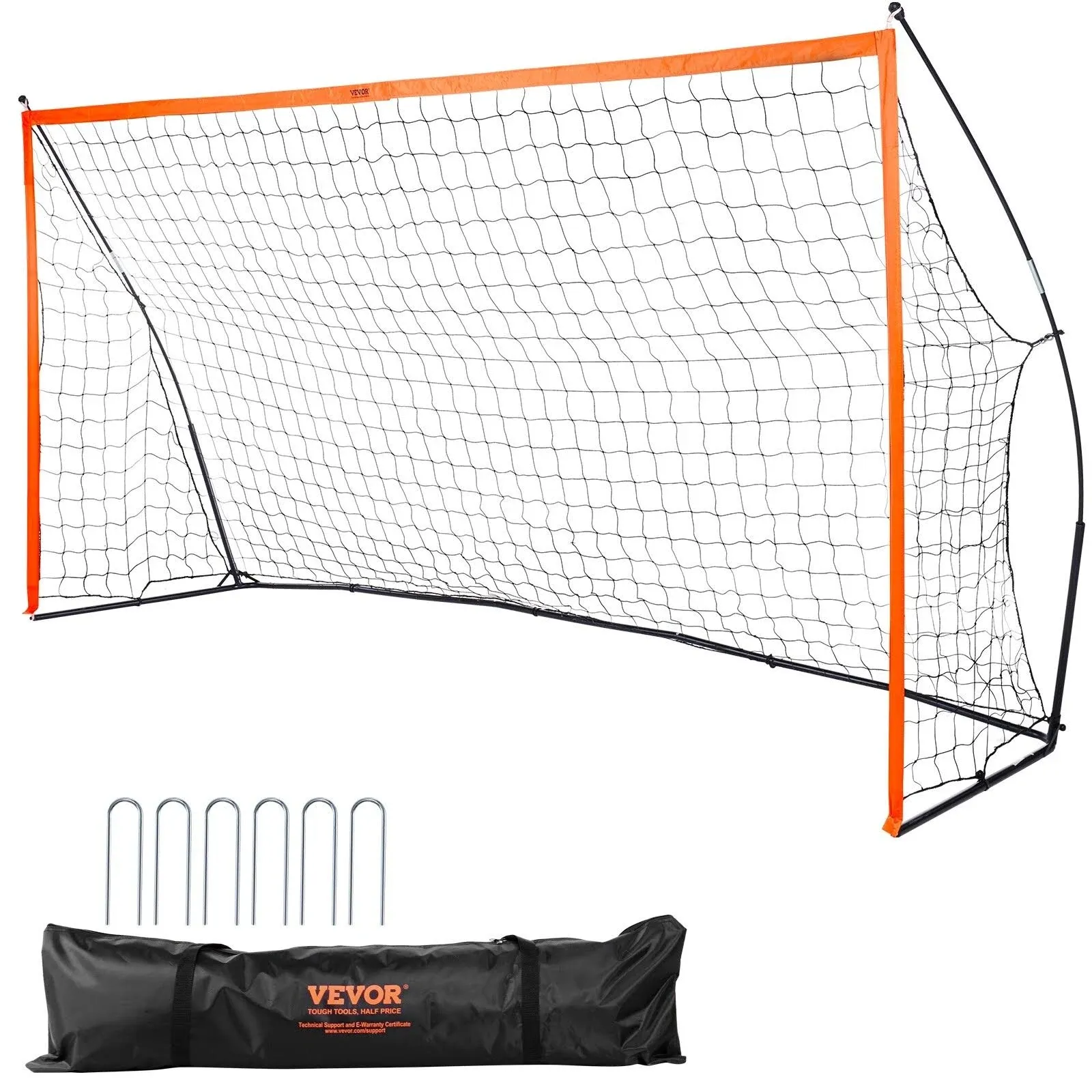 VEVOR 12 x 6 ft. Portable Soccer Goal Soccer Net