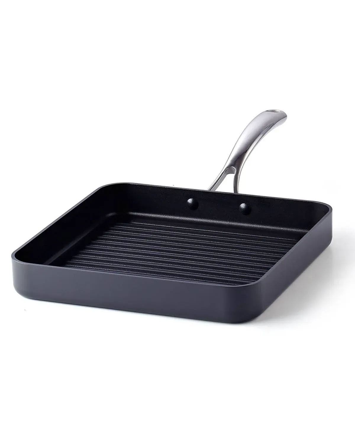 Cooks Standard Hard Anodized Nonstick Square Grill Pan 11 x 11-Inch Black