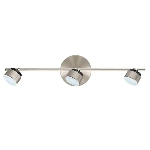 EGLO Armento 22" Track Light 3-LED Dimmable Adjustable Wall and Ceiling Fixture for Kitchen Island, Hallway, and Dinning Room, Chrome