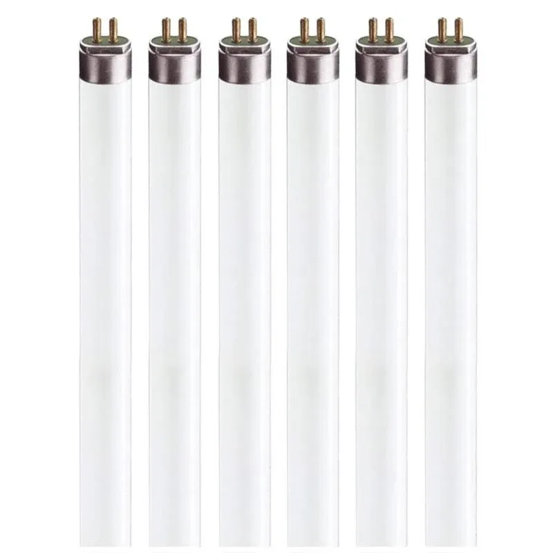 (6 Pack) F13T5/CW - T5 Fluorescent 4100K Cool White - 21&#034; Linear - 13 Watt T5 -