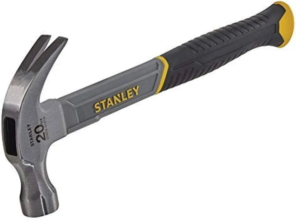 Stanley STHT0-51310 Claw Hammer with Fibreglass Shaft 20oz