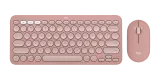 Logitech Pebble 2 Combo Wireless Keyboard and Mouse - Tonal Rose