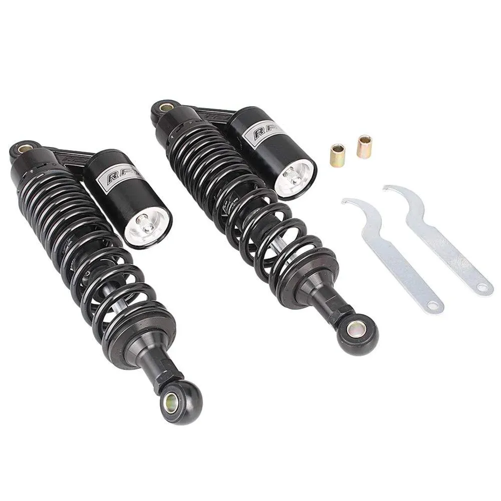 Newsmarts Universal Motorcycle Air Shock Absorber 320mm Rear Suspension for HONDA for Kawasaki for Suzuki for Yamaha ATV Go Kart Scooter Dirt Bike 125cc 110cc