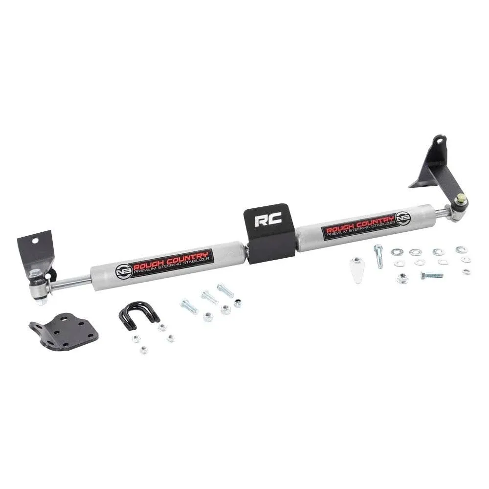 Rough Country® 8749530 - N3 Premium™ Dual Steering Stabilizer