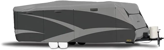 ADCO 52245 Designer Series SFS Aqua Shed Travel Trailer RV Cover - 28'7 Inch - 31'6 Inch, Gray