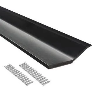 FOSLUOC Garage Door Seal Top and Sides Seal Strip Black 34.4FT Rubber Weather ...