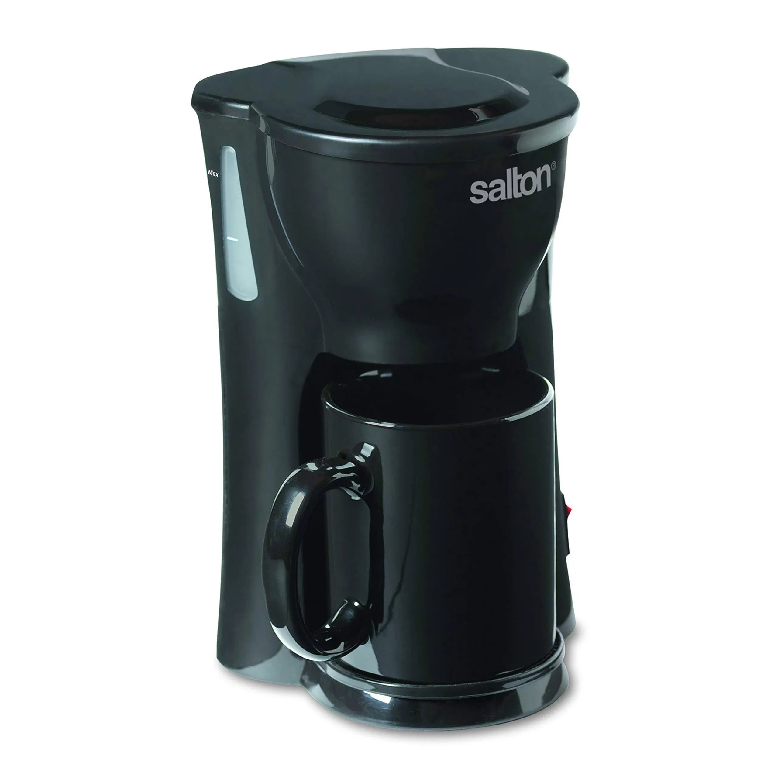 Salton 1-Cup Black Space Saving Coffee Maker FC1205