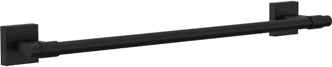 Franklin Brass MAX18-FB Maxted, Flat Black, 18 inch Towel Bar