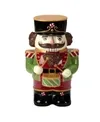 Holiday Magic Nutcracker 3d Cookie Jar In Red/green