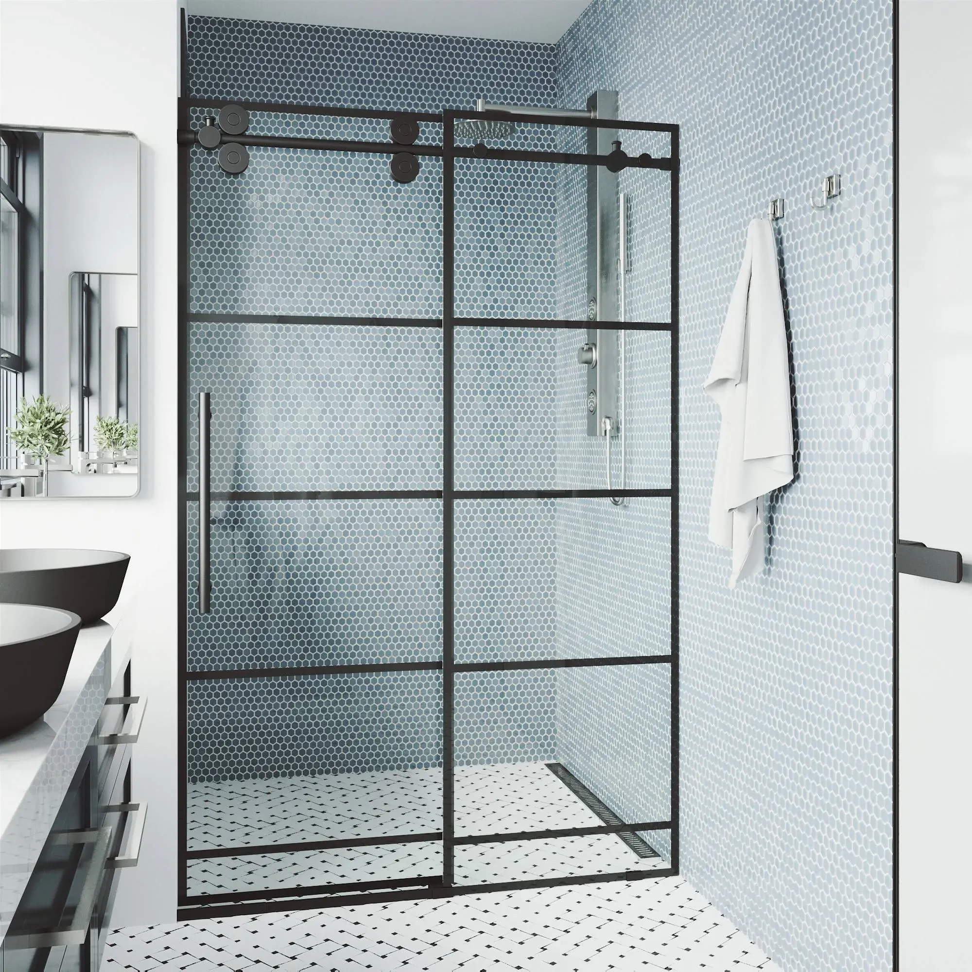 Vigo Elan Frameless Sliding Shower Door