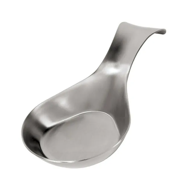 OGGI Stainless Steel Spoon Rest- Long Handle Holds Kitchen Utensils in Place, Great Spoon Rest for Kitchen Counter, Stove Top, or Coffee Station; Kitchen Accessories, Utensil Rest, Stainless