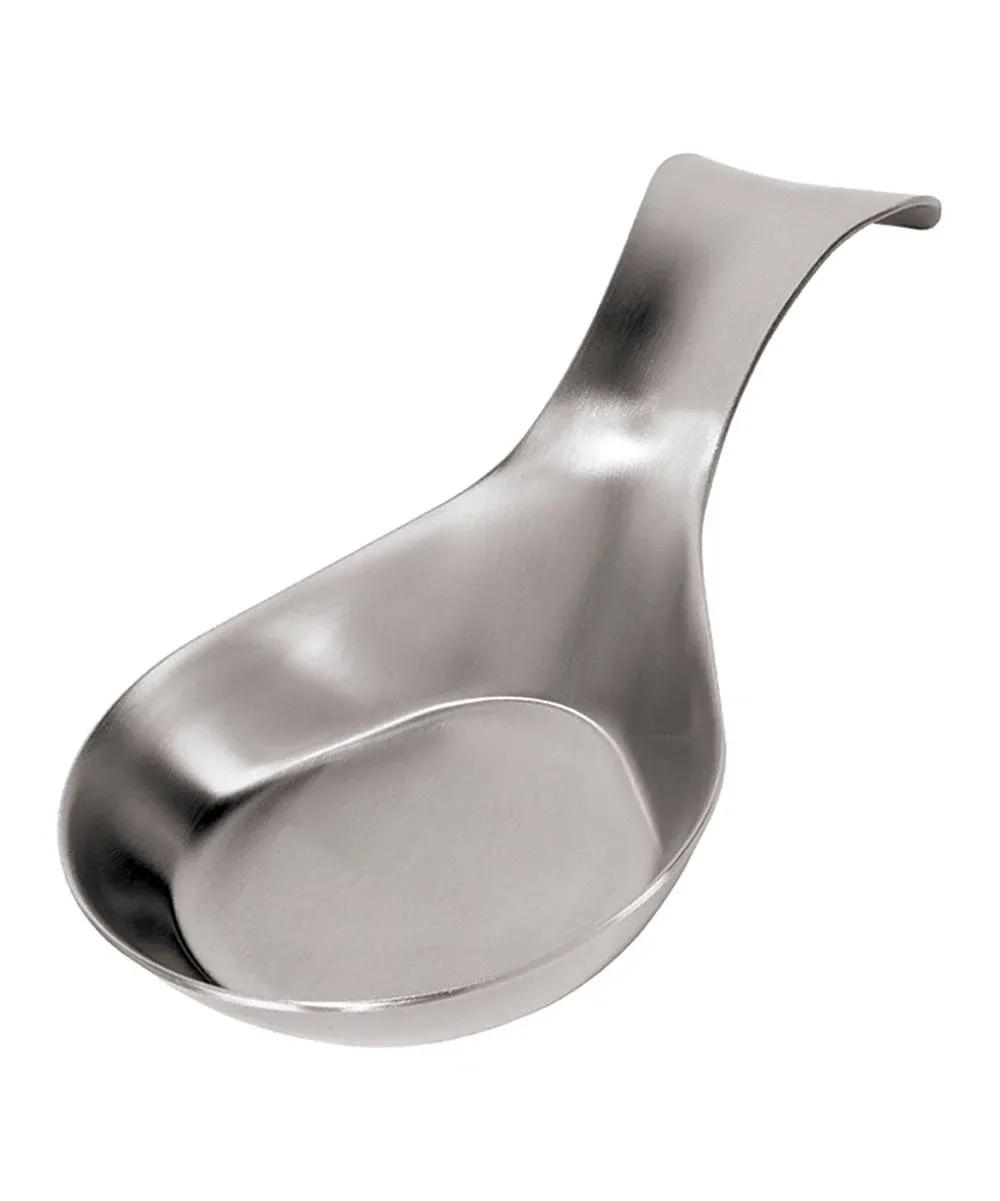 Stainless Steel Spoon Rest Holder For Kitchen Utensil Next To The Stove Top