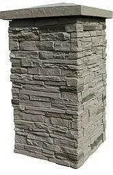 NextStone Slatestone Column Wrap Pewter Faux Stone Veneer