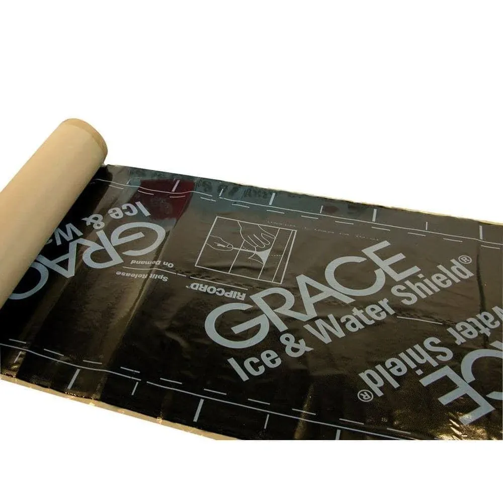 Grace Self Adhering Ice and Water Shield, 3’ X 66.7’ (200 Sq. Ft. Roll)