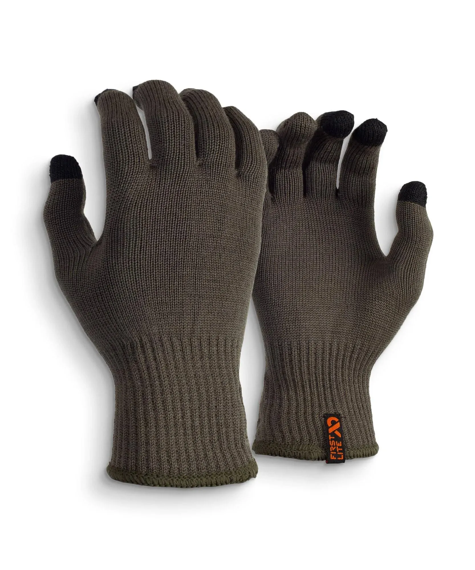 First Lite Talus Touch Full Finger Merino Glove | Conifer | M