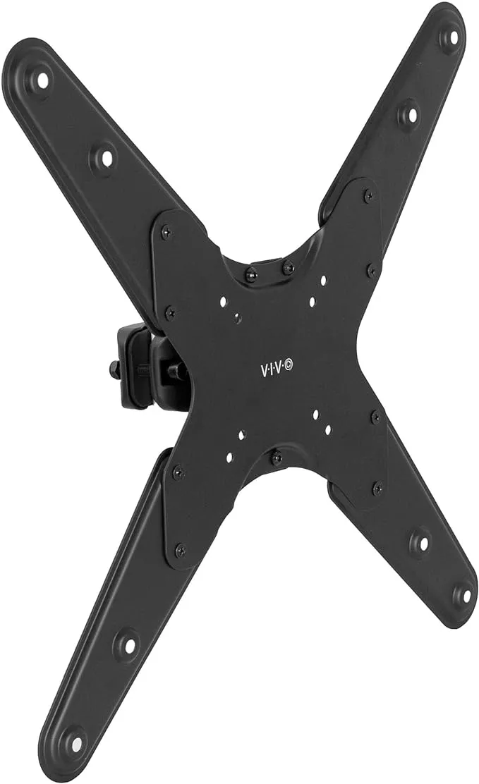 VIVO Universal Pole Mount 32 to 55 inch TV Arm Bracket with Removable 75x75mm to 400x400mm VESA Plate, Fits up to 1.9 inch Tubing, MOUNT-POLE4A