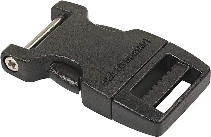 Sea To Summit Unisex's 1 Pin Field Repair Side Release Buckle-Black, 25 mm