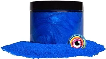 Eye Candy Mica Powder Pigment “Ocean Blue” (50g) Multipurpose DIY Arts and Crafts Additive | Natural Bath Bombs, Resin, Paint, Epoxy, Soap