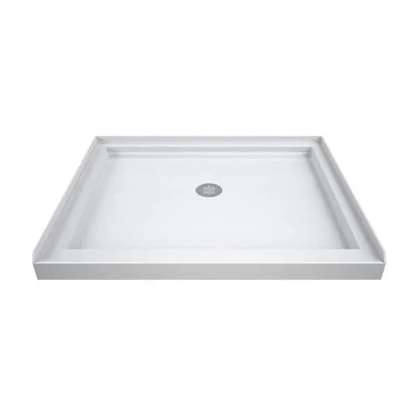 DreamLine DLT-1136360 Slimline 36-Inch x 36-Inch Single Threshold Shower Base, White